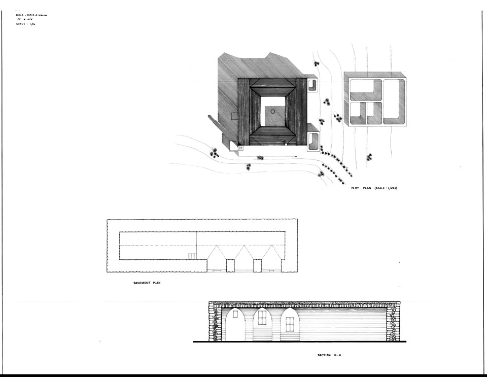 section HH & site plan