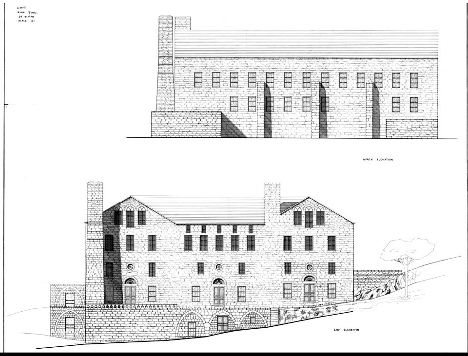 north & east elevations